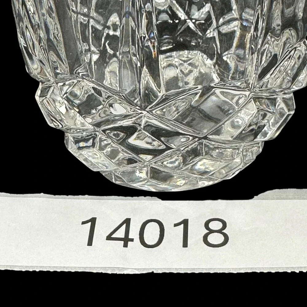 VTG‎ European Collection 24% Lead Crystal Tumbler Glass Yugoslavia Diamond Cut